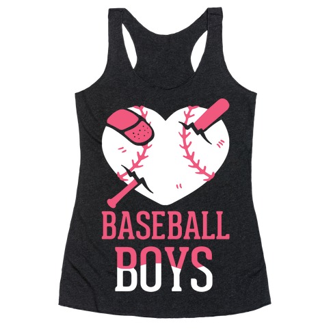 Baseball Boys Racerback Tank Top