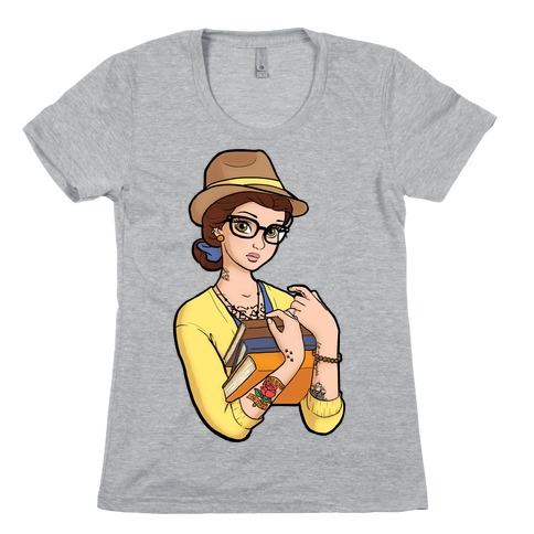 Hipster Belle Womens T-Shirt