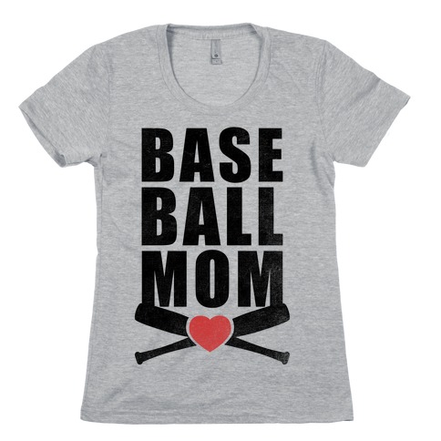 Baseball Mom Womens T-Shirt