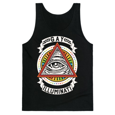 Gay Illuminati Tank Top