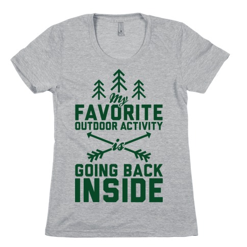 Outdoor Activity Womens T-Shirt