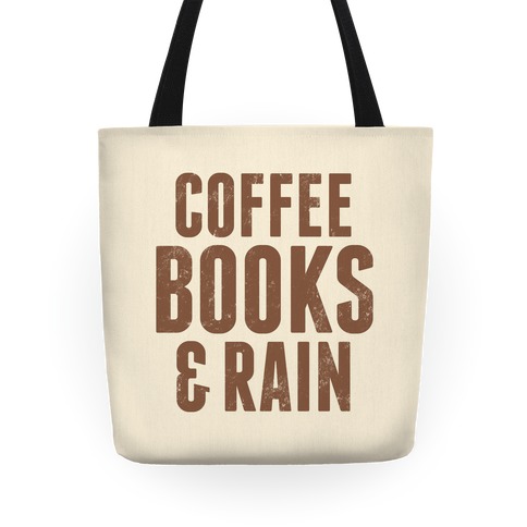 Coffee Books & Rain Tote