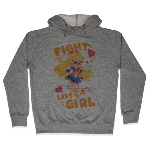 Fight Like A Girl: Venus Parody Hooded Sweatshirt