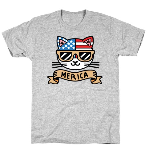 Merica Cat T-Shirt