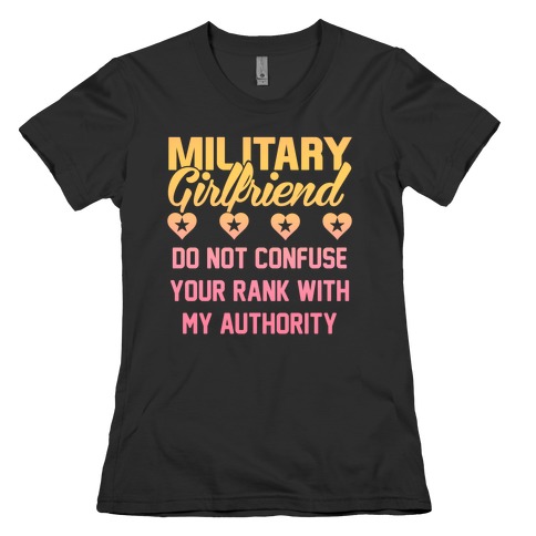 Military Girlfriend Womens T-Shirt