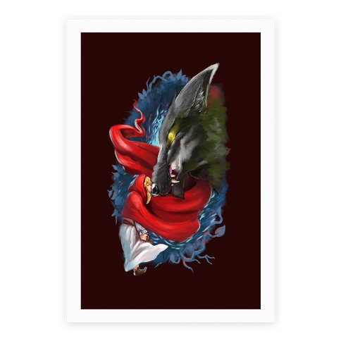 Little Red Riding Hood and the Wolf Poster