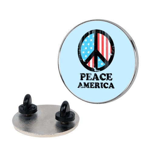 Peace America Pin