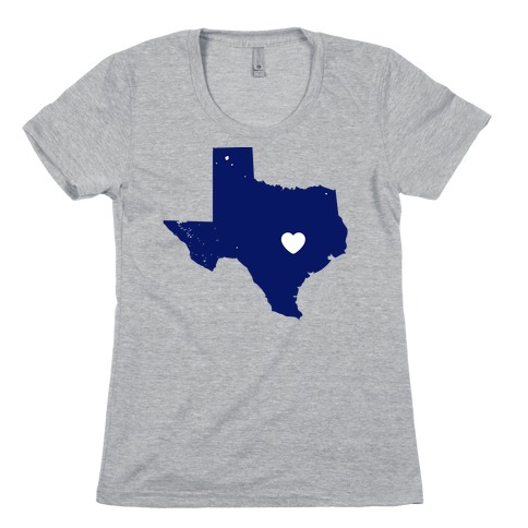 The Heart of Texas Womens T-Shirt