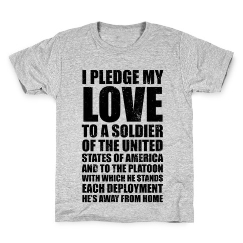 I Pledge My Love (V-Neck) Kids T-Shirt