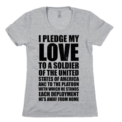 I Pledge My Love (V-Neck) Womens T-Shirt