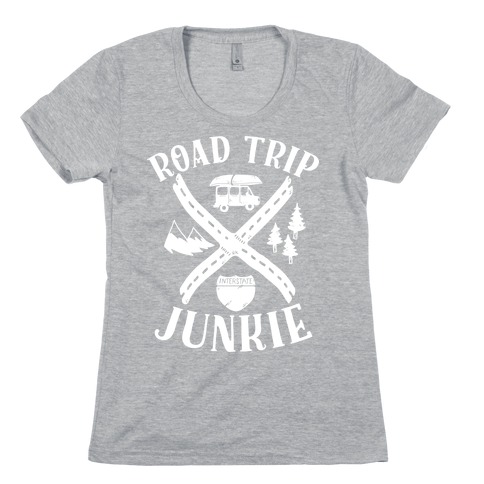 Road Trip Junkie Womens T-Shirt