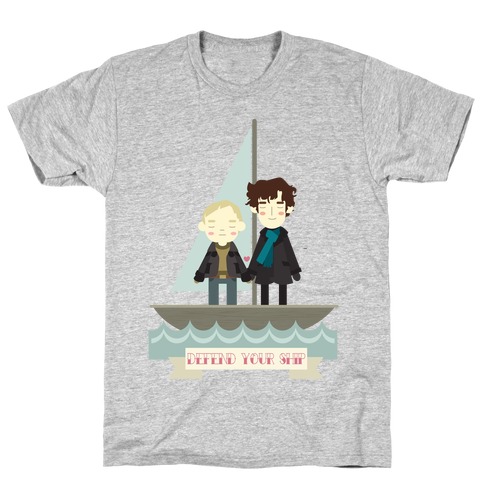 Sherlock Defend Your Ship T-Shirt