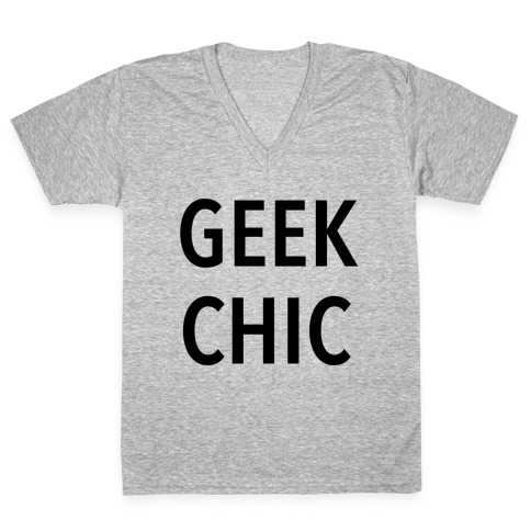 Geek Chic V-Neck Tee Shirt