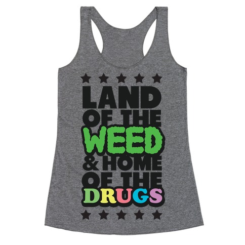 Land of the Weed Racerback Tank Top