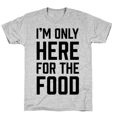 man v food t shirt