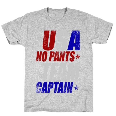 USA No Pants Team Captain T-Shirt