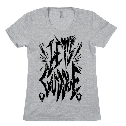 Let's Cuddle (Metal) Womens T-Shirt
