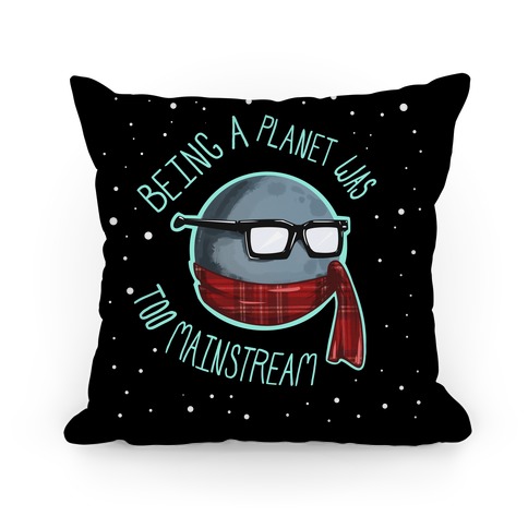 Hipster Pluto Pillow