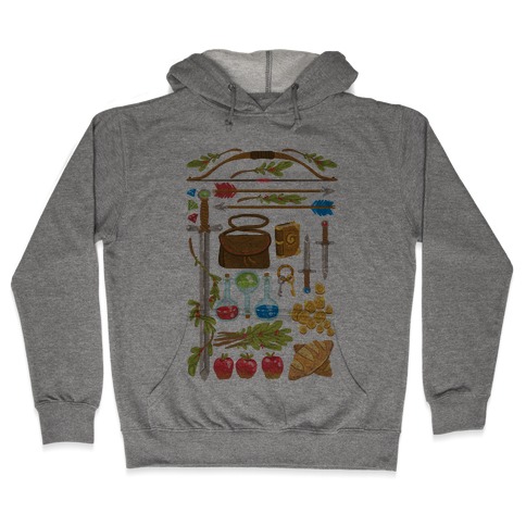 Fantasy RPG Adventurer Kit Hooded Sweatshirt