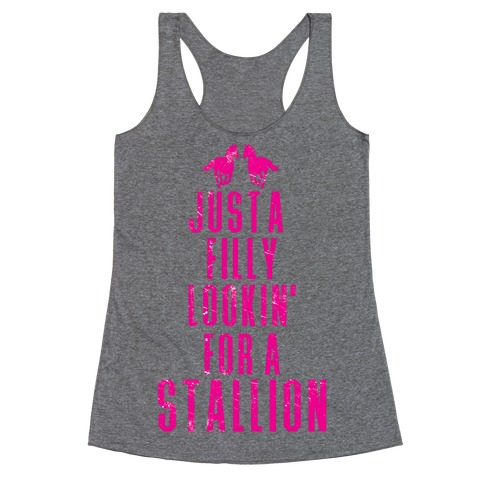 Just A FIlly Racerback Tank Top