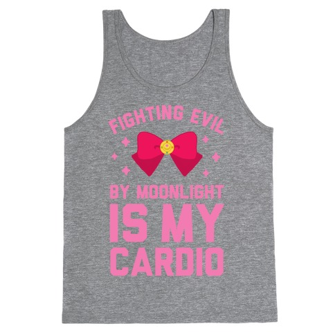 My Cardio is Fighting Evil by Moonlight Tank Top
