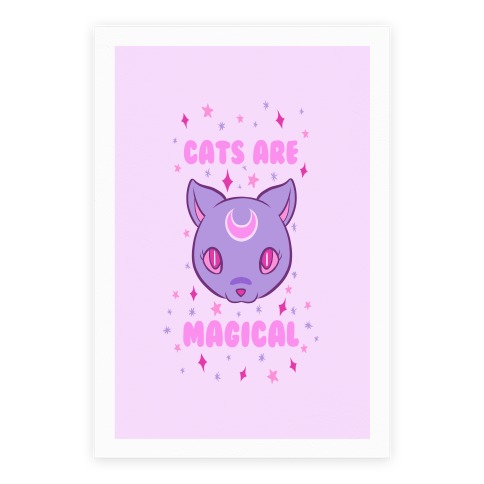 Cats Are Magical Poster