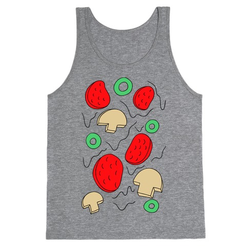 Pizza Toppings Tank Top