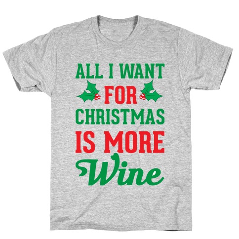 xmas wine t shirts