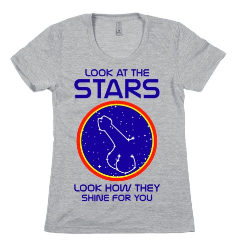 Penis Constellation Womens T-Shirt