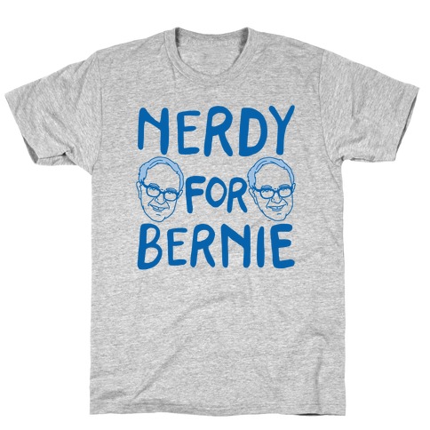 Nerdy For Bernie T-Shirt