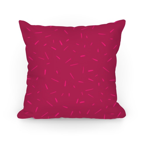 Pink Confetti Pattern Pillow