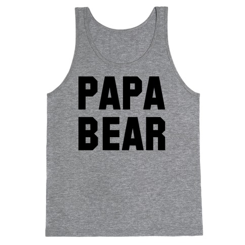 Papa Bear Tank Top