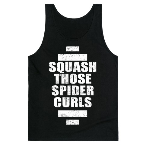 Squash Those Spider Curls Tank Top