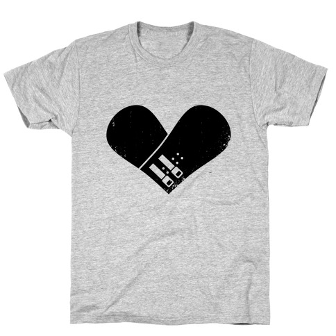 Snowboard Heart T-Shirt