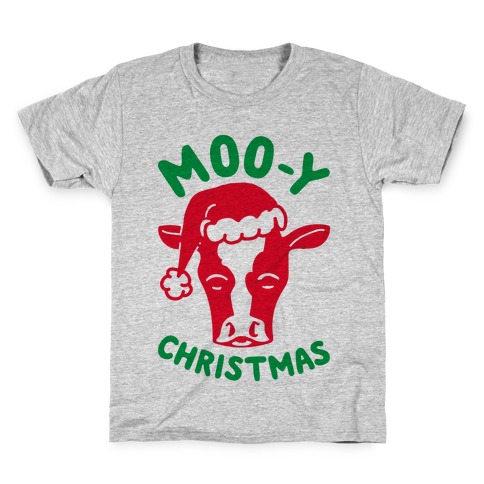 Moo-y Christmas Kids T-Shirt