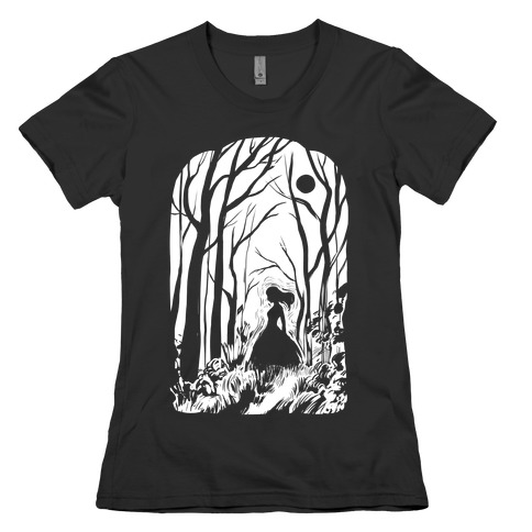 Ghost In The Woods Womens T-Shirt