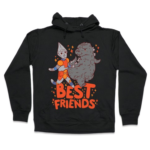 Best Friends Jet Jaguar & Godzilla Hooded Sweatshirt