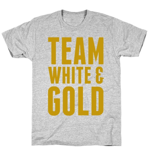 Team White And Gold T-Shirt