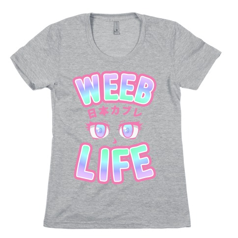Weeb Life (Thug Life Parody) Womens T-Shirt