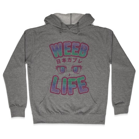 Weeb Life (Thug Life Parody) Hooded Sweatshirt