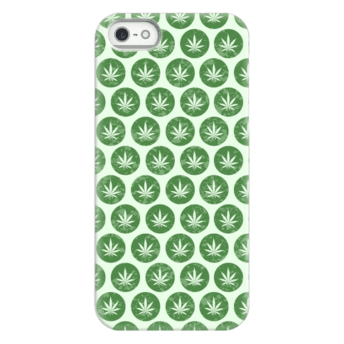 Weed Pattern - Phone Cases - HUMAN