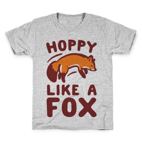 Hoppy Like A Fox Kids T-Shirt