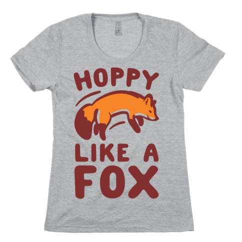 Hoppy Like A Fox Womens T-Shirt