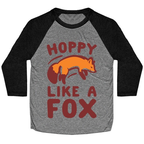 Hoppy Like A Fox Baseball Tee