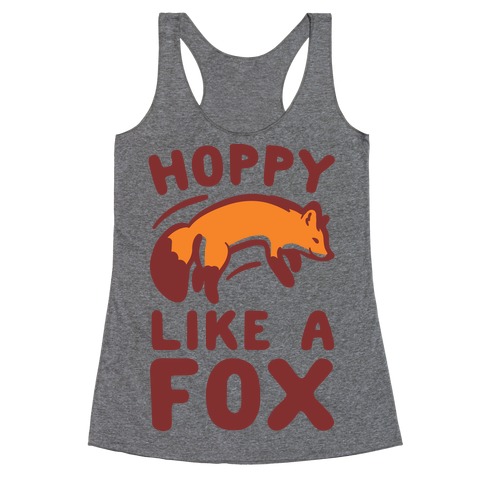 Hoppy Like A Fox Racerback Tank Top