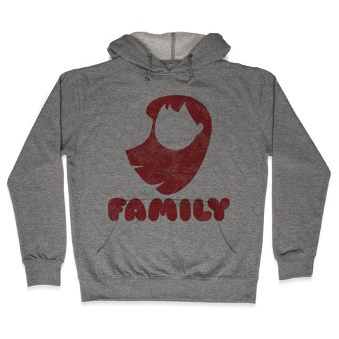 Ohana Means Family (family Half) Hooded Sweatshirt