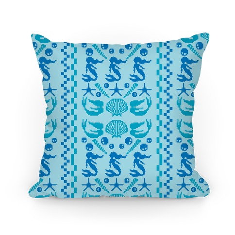 Ugly Mermaid Sweater Pillow