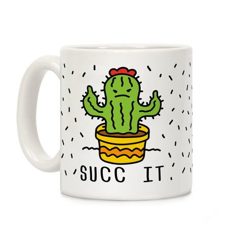 Succ It Cactus Coffee Mug