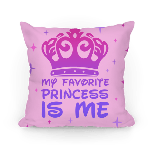 Princess throw outlet pillow