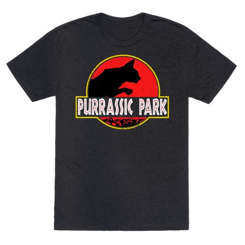 Purrassic Park T-Shirts | LookHUMAN